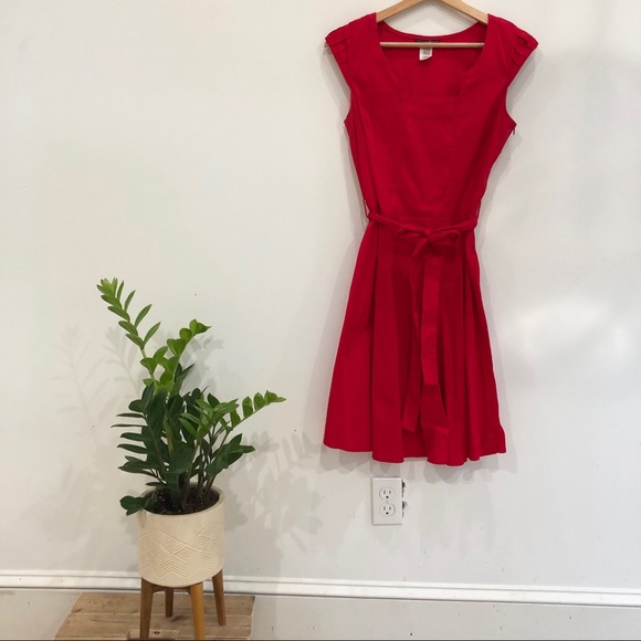 ModCloth Vintage pinup style red dress - Picture 2 of 6
